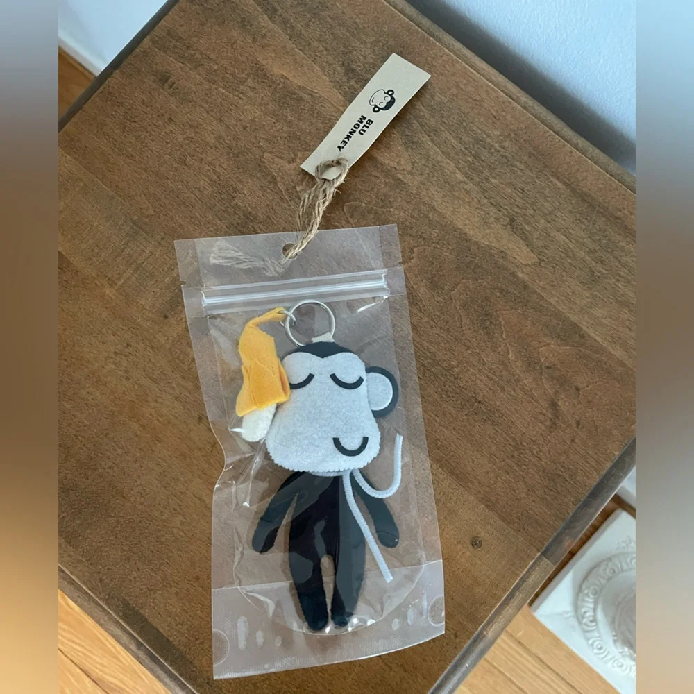 Felt Monkey Key Chain from Blumonkey Resort